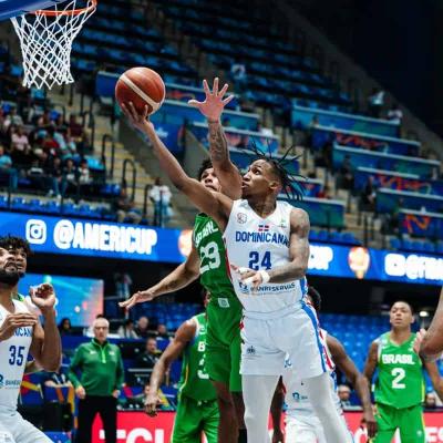 La República Dominicana cae ante Brasil y queda fuera de la AmeriCup 2025