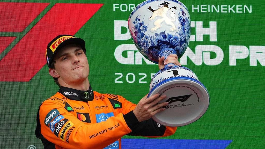 Oscar Piastri arrasa en Zandvoort y las Ferrari abandonan