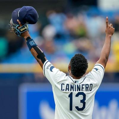 Junior Caminero vuelve a vestirse de héroe y deja tendidos a los Athletics