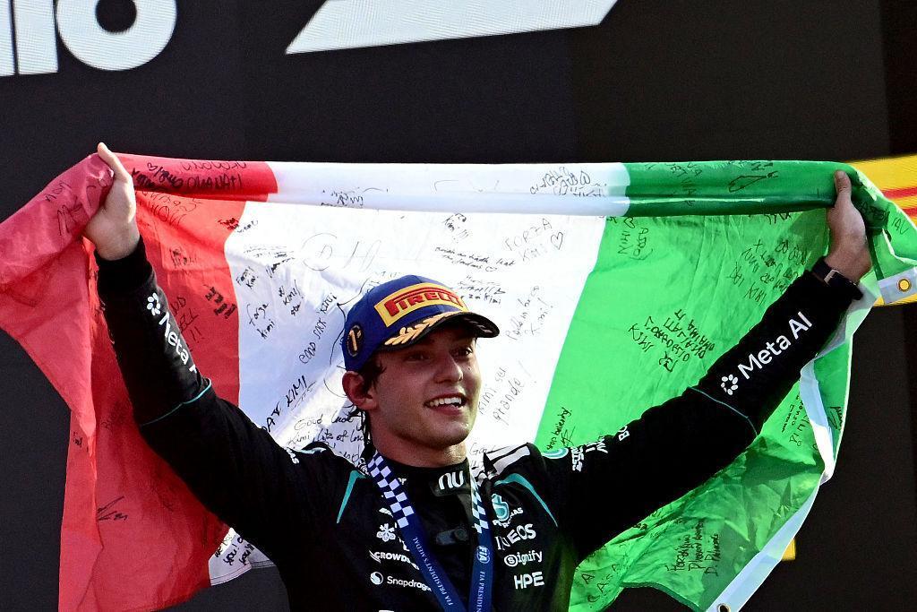 Kimi Antonelli hace historia en Monza y devuelve la victoria a Italia después de 60 años