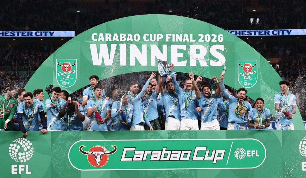 El Manchester City conquista la Copa de la Liga y se lleva el primer título del año
