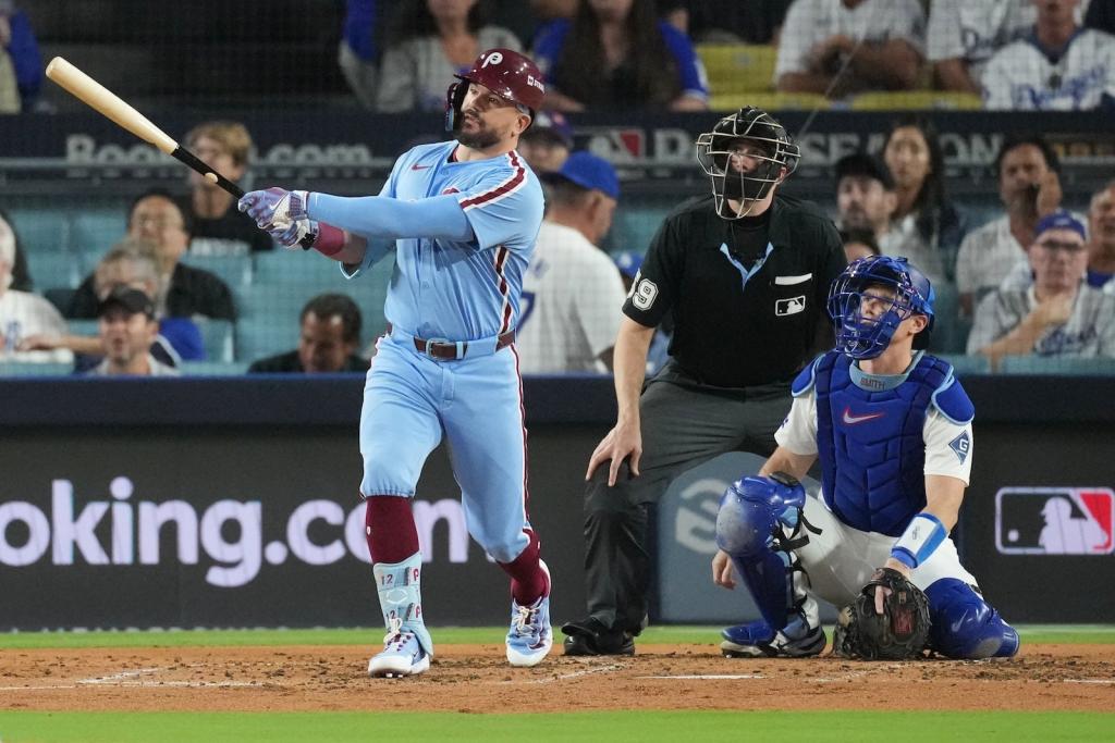 Schwarber se viste de héroe: Phillies evitan la barrida ante Dodgers con sólida ofensiva