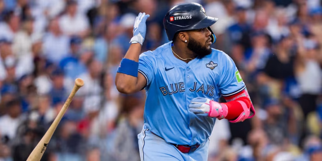 Vladimir Guerrero Jr. en llamas